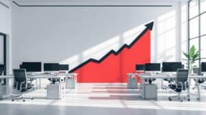 parc informatique PME avec postes de travail professionnels