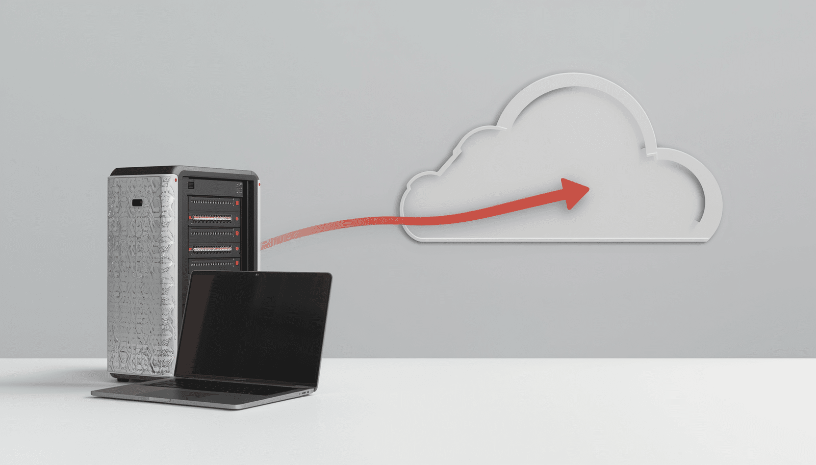 serveur ou cloud PME infrastructure informatique entreprise moderne